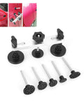 Paintless Dent Repair Puller Kit With Aluminum Slide Hammer T Bar Dent Removal Tabs Pro Grade Auto Body Hail Damage Tool