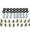 Beefed Up M6 X16 ATV Quad Plastic Fender Bolt Washer Nut Screw Kit Compatible With 50cc 70cc 90cc 110cc 125cc ATVs Easy Install Front And Rear Fender Hardware Set, bolts washers nuts