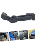 Two Pack Rubber Latches For Tool Boxes And Golf Carts T-Handle Draw Latch With Grip Heavy Duty Flexible Latch Set on white background.