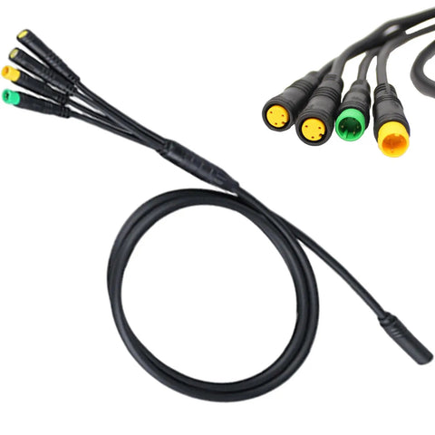 Ebike Controller Kit With Waterproof Wiring Harness For Display Brake And Thumb Throttle Conversion Electric Bike Accessories Cable