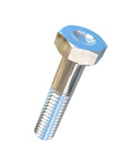 Pack Of 10 1/4-20 X 1-1/4 Grade 5 Titanium Hex Head Bolts Featuring Polished Finish And Threaded Shaft