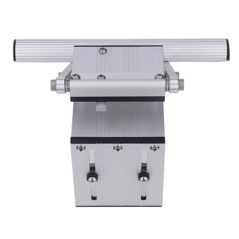 Close-up of Circular Saw Track Kit For Workbenches Pro Grade Aluminum Alloy with double layer rail and lift adjustment