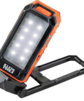 Image of Go To Rechargeable LED Work Light with Kickstand and Magnetic Mount, showing LED panel and adjustable frame.