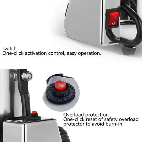 Pro Grade Home Grain Grinder And Powder Mill For Coffee Beans Herbs And Cereals Super Fine Powder Maker 220V switch and protector