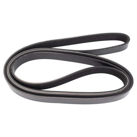 Heavy Duty Serpentine Drive Belt Component Kit With Accessory Tensioner Assembly For Smooth Operation Keeps Your Ride Running Great And Quiet, black belt
