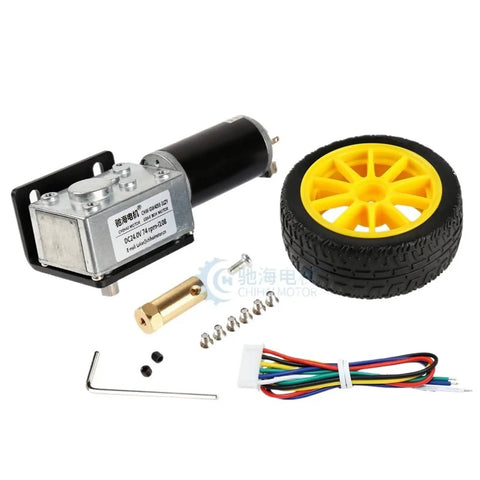 Single Shaft Metal Mecanum Wheel With 12V Encoder Motor For DIY Robot RC Car STEAM Toy 80mm Set F 80 To 1 Gear Ratio High Torque