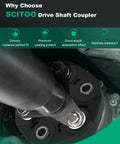 Ford Transit Driveshaft Coupler Flex Joint Replacement Drop In Drive Shaft Coupling For 2015 2017 Vans OE Style
