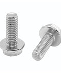10 Pieces Stainless Steel U Type Clips With Bolts M4 M5 M6 M8 M10 Assorted Thread Sizes Automotive Retaining Fastener Kit For Trim Bumper Undertray And Panel, stainless bolts