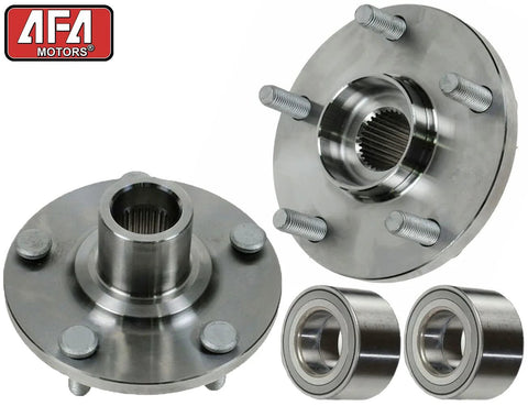 Front Wheel Bearing Hub Assembly 5 Lug Fit For Lexus ES300h ES330 ES350 RX330 RX350 RX400h Venza Sienna Camry Avalon Highlander Beefed Up Durability Drop In Ready Replacement Kit with grease and seals