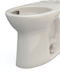 Elongated Universal Height Toilet Bowl With Tornado Flush, Cefiontect Glaze, Bone Finish, Comfortable Height, Powerful Flushing Action