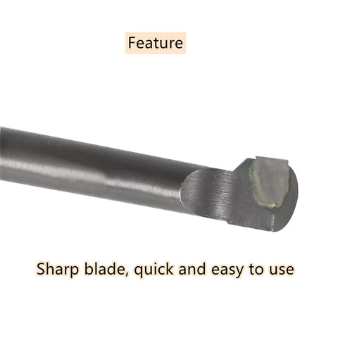 Sharp carbide tool from 2 Inch Boring Head Set With MT2 Bar For Precision Metal Boring Tools, Includes Nine Pcs One Half Inch Carbide Boring Bars