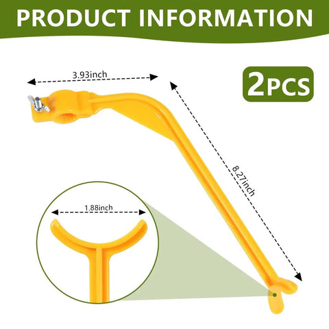 2 Pack Golf Swing Trainer Aids For Driving Range Practice Boost Posture Alignment And Tempo, Easy Yellow Tool Dimensions