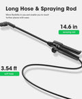1.35 Gallon Pump Pressure Sprayer With Adjustable Shoulder Strap And Nozzle Safe Valve Rugged HDPE Build Hose and Spraying Rod