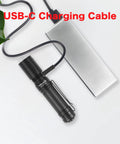 EDC Pocket Light Archer Pro High Lumen Output USB C Rechargeable LED Flashlight with charging cable