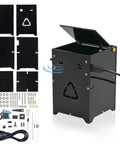 DIY Trash Can Soldering Practice Kit With Through Hole Build And Hands Free Photoelectric Effect Automatic Sensor Model parts layout