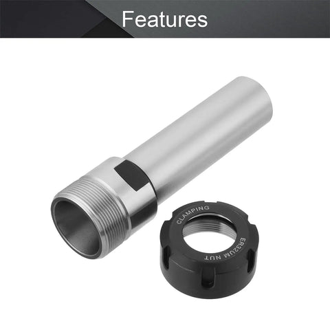 ER32 Router Collet Chuck Extension Rod 32mm Shank By 100mm Length Heavy Duty CNC Milling Tool Holder For ER32 Collets 42CrMo