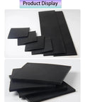 Heavy Duty Black Rubber Shop Mat For Machinery And Workbench Gear Oil Resistant Non Slip Base Pad in various sizes.