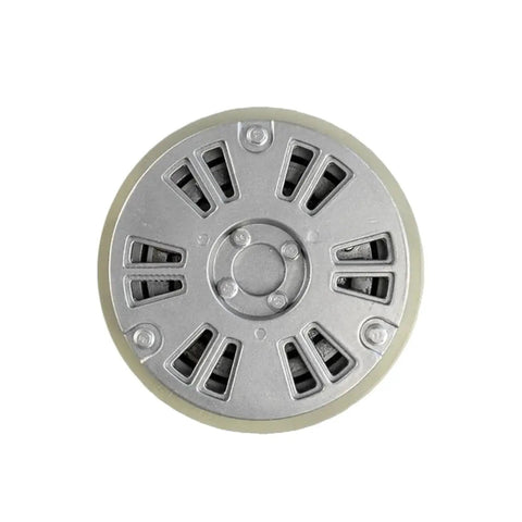 Top view of Single Axis Magnetic Powder Brake FZ25A-1 2.5kg Built To Last Alloy Construction with vented design for heat dissipation.