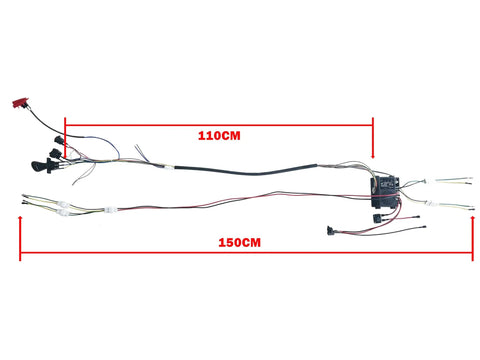 DIY 24V Wiring Harness Kit For Kids Electric Ride On Cars With 2.4G Bluetooth Remote Control Box Upgrade For Power Wheels components