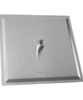 Massive 16 Inch Square Rain Shower Head With High Flow Waterfall Spray Stainless Steel With Chrome Gold Finish Ceiling Or Wall Mount