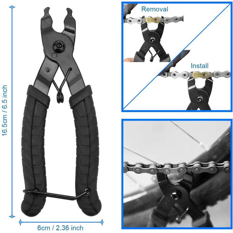 3 In 1 Bicycle Chain Tool Set With Chain Breaker Wear Checker And Chain Link Plier For City E Bike Mountain MTB And Racing