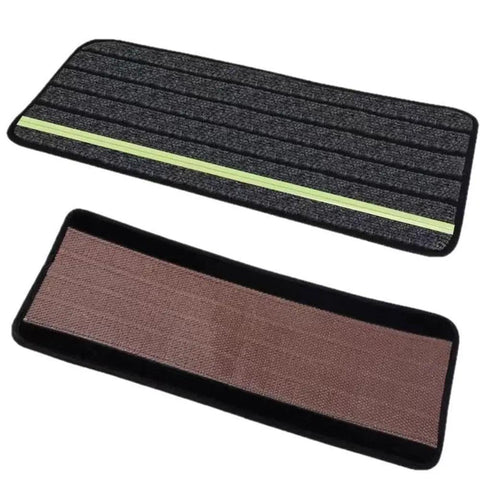 Tab 400 RV Step Covers Rug Treads Grippy Anti Slip Dustproof Mats For 2018-2026 Models, tough carpet material, top view