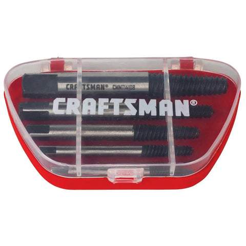 Spiral Screw Extractor Set For Removing Broken Bolts And Studs With Left Hand Design For Beefy Gripping Power Includes Five Sizes