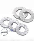 Self Locking Belleville Washers For Auto, Heavy Duty Industrial Machinery, And Construction Equipment, Double Layer anti-loosening washers in stainless steel, 1 inch