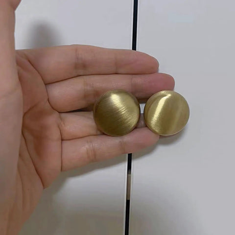 Gold Cabinet Knobs Set 12 Pack Round Drawer Pulls With Screws For Kitchen Cabinets Bedroom Furniture Cupboards Desks And Dressers Durable Hardware Upgrade Easy Install With Modern Gold Finish Upgrade Your Look, 28 mm