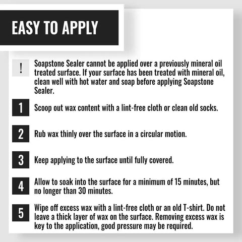 Instructions for applying Stone Sealer For Concrete Granite Marble Slate Soapstone And Countertops 16 Oz All Natural Non Glossy Protectant