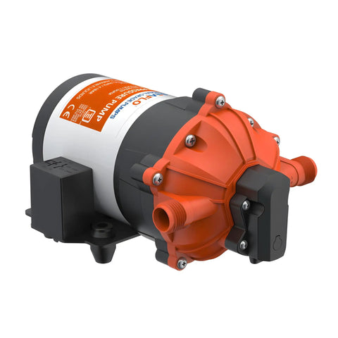 53 Series 12V DC Diaphragm Water Pump With 7.0 GPM At 60 PSI Heavy Duty Self Priming Bypass With Pressure Switch Continuous Duty