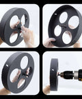 Rannb 9.5-inch bi-metal hole saw with drill bit and hex wrench for wood plastic drywall