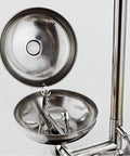 Heavy duty stainless steel basin lid of Hardcore Heavy Duty Stainless Steel Eyewash System And Emergency Safety Shower Setup.