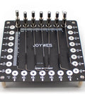 Multi-Function Probe Data Repair Tool For Flying Leads And PCB Jumpers, black PCB with adjustable stainless needles