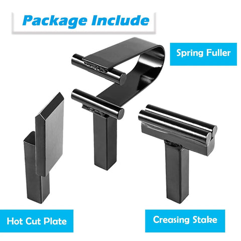 1 Inch Hardy Tool Set For Blacksmithing Forge Hot Cut Stake Creasing Stake And Spring Fuller 3 Piece Kit
