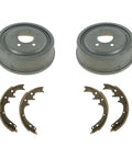 Upgrade Your Ride With This Awesome Left Rear Right Brake Drum And Shoe Hardware Springs Kit For Ford Explorer And Navajo Models Year 1991 Through 1994 Ensuring Top Tier Performance and Safety. Rear brake drum and shoe hardware kit with springs for Ford Explorer and Mazda Navajo, 1991-1994.