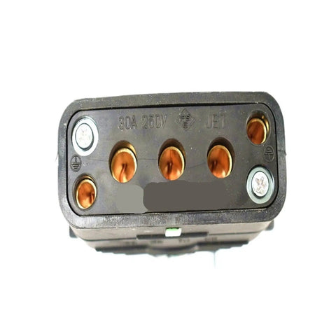 Heavy Duty Forklift Battery Connector 30A 250V Female Plug Part 37010 10870 For Pallet Jack And Lift Truck Built Tough With No Sweat Wiring Upgrade For Reliable Power Delivery