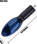 Fuel Sync Device To Boost Gas Mileage, Quick Plug And Play Car Gas Saver, Portable 12V MPG Booster size 4.3 inches by 3.15 inches