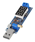 Dual USB Buck Boost Power Module That Packs a Punch, 3.5V To 12V Input, 1.2V To 24V Output, DC DC Converter With Display, 3W Max Output