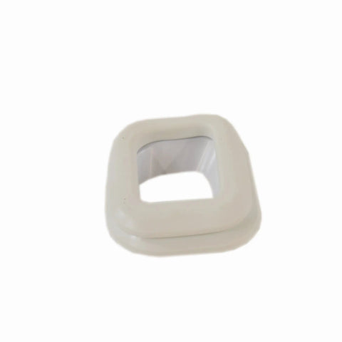 White Plug and Play Ice Maker Cap Assembly DA97-12594A Replacement Cap Chute For Refrigerator Ice Dispenser, square design