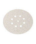 Hook And Loop Sanding Sheets 60 Grit 50 Pack For Metal Auto Body And Fiberglass, showing a perforated disc.