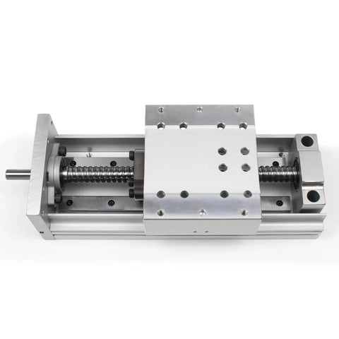 Beefy, Pro Grade CNC Linear Actuator Kit With Fully Enclosed Aluminum Stage, 600mm Travel, Double Linear Slide Rails For X Y Z Axis Machining, Dustproof Profile, Smooth Motion, Ideal For Precise CNC Milling And 3D Print Shops close-up