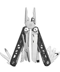 Beast Mode All In One Survival Multitool Pliers with 420 Stainless Steel, 50Cr15MoV blade, saw, scissors, and more tools visible.