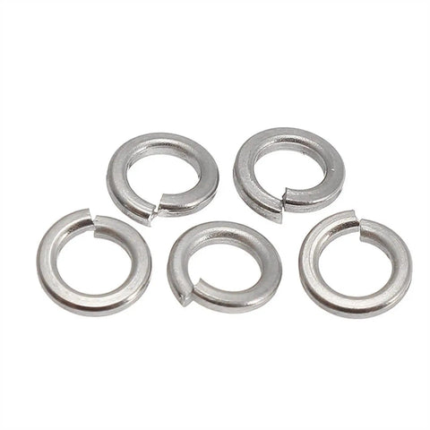 M3 304 Stainless Steel O Ring And Lock Washer Kit with 100 pcs of assorted O rings split lock washers and spring washers