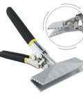 Heavy Duty Sheet Metal Seamer Pliers With Chrome Vanadium Steel Non Slip Rubber Grip Straight 80mm Or 150mm Jaws