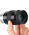 Close-up of 32mm 1.25 Inch Plossl Eyepiece For Telescopes With Filter Thread, Visual Astronomy Ready, showing FMC coatings.