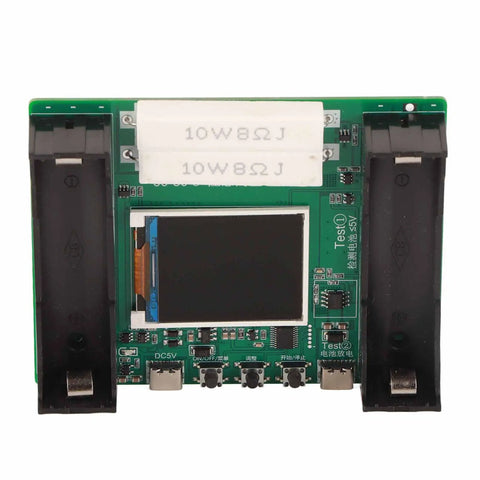 Pro Grade Battery Internal Resistance Tester With 1.77 Inch LCD Display Auto Charging And Discharging Modes For Lithium Battery Capacity Voltage Current And Power Measurement PCB