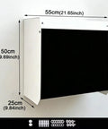Rugged EV Charger Cover With Magnetic Flip Door For Super Fast Access Beats The Elements On Outdoor Wall Stations, 55cm x 50cm x 25cm.