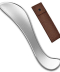 Stainless Steel Guasha Tool For Body Massage And Deep Tissue Myofascial Release Physical Therapy Scraping Tool with brown case