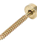 Gold Neck Ferrule Set For Electric Guitars And Bass, 4 Pack Neck Joint Bushing With Screws, Metal Ferrule Bolts, Shims And Spacers, Rock Solid Connection, Easy Install Repair Parts gold screw and bushing